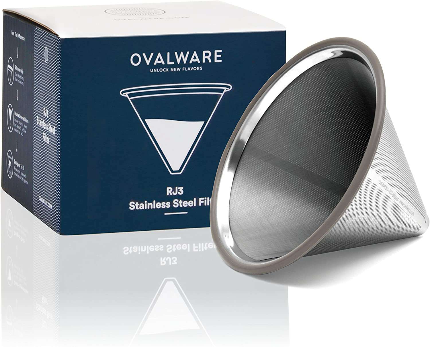 Ovalware Stainless Steel Coffee Filter