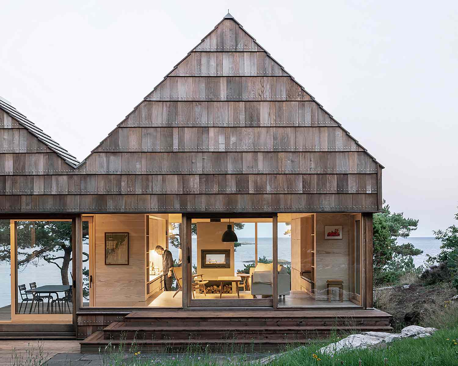 Serene Seaside Retreat Is Constructed With Picket Scraps