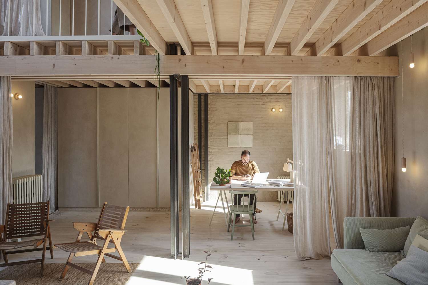 Warehouse Reworked Into Attractive Residence With Pure, Low-Tech Supplies